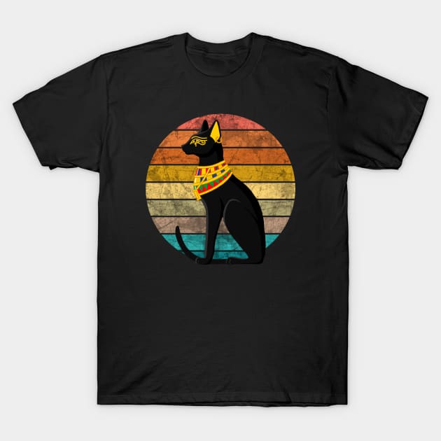 Egyptian Cat T-Shirt by valentinahramov